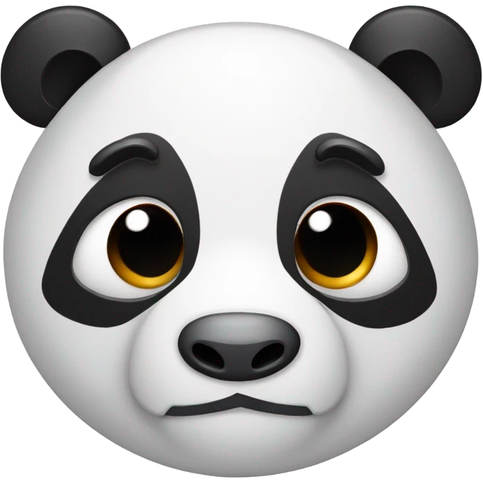 Pandat en colère  emoji