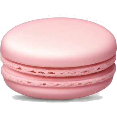Light pink macaron emoji