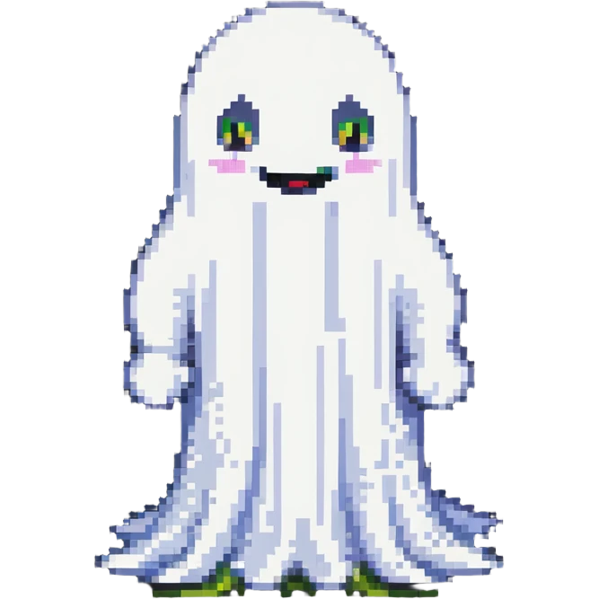 friendly ghost emoji