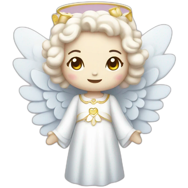 hello kitty angel emoji