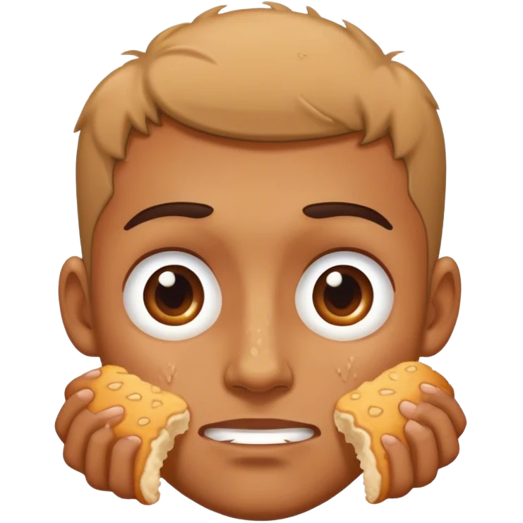 Guy dropped crumb emoji