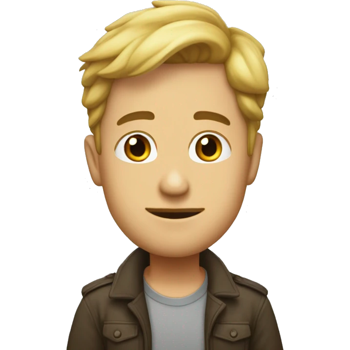 голубоглазый блондин  emoji