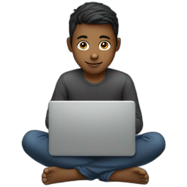 laptop boy emoji