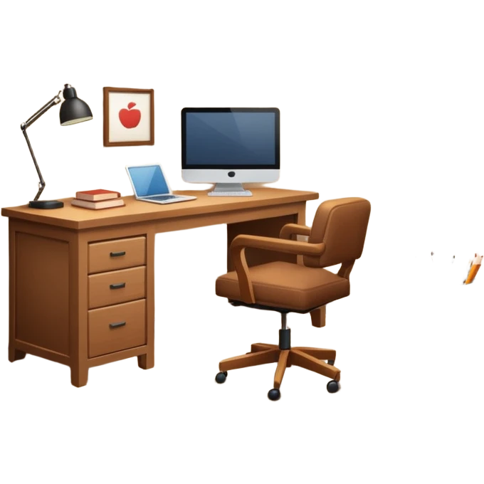эстетичное место для учебы emoji