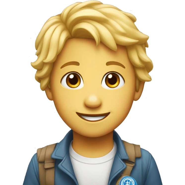  Un enfant souriant  emoji