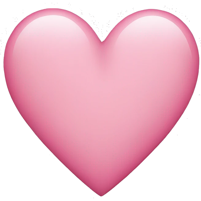 Pink heart emoji