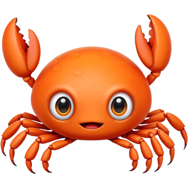 A cute krab emoji