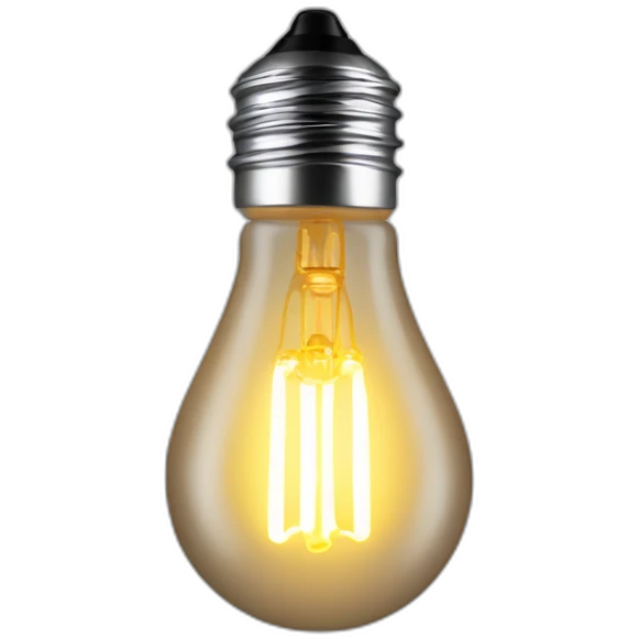 artificial inteligence lamp bulb emoji