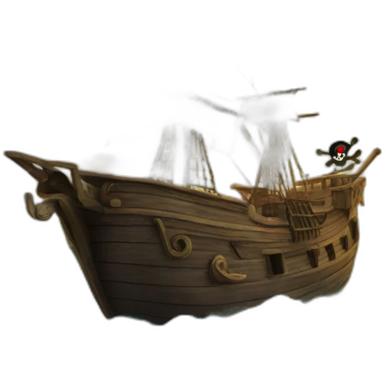 Pirates sur un bateau  emoji