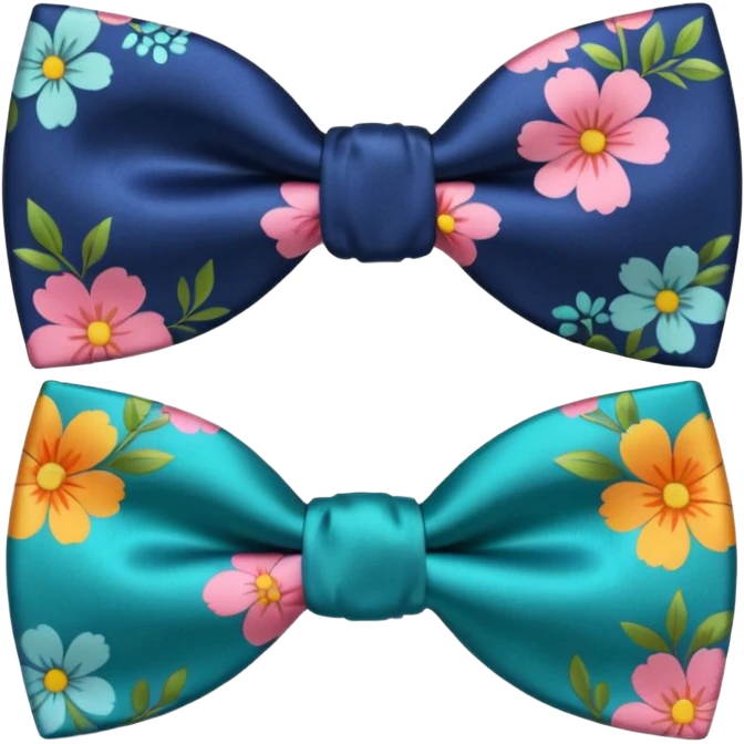 Aesthetic bow tie emoji