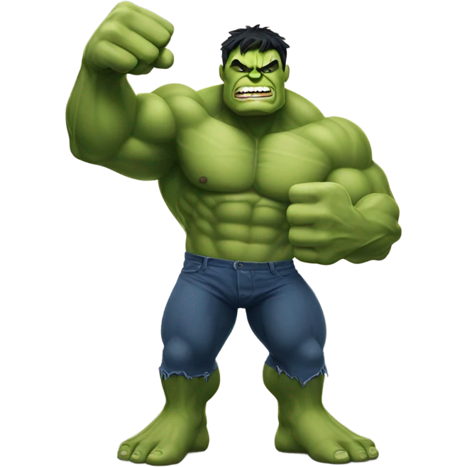 Hulk thumb Up emoji