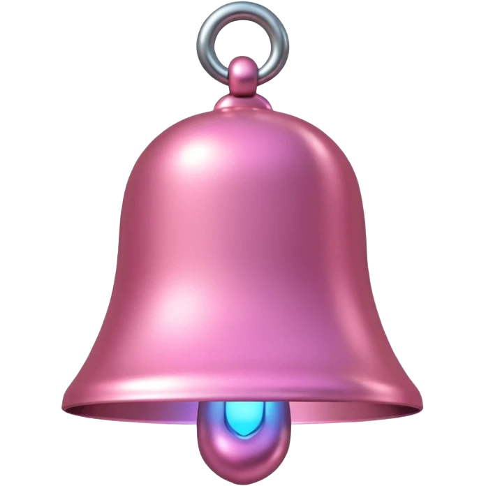 pink bell emoji