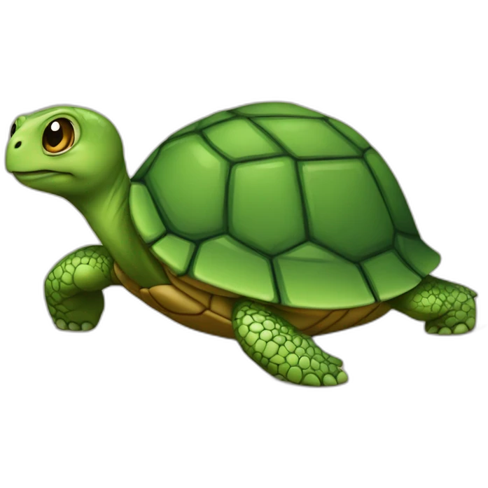 L’outres sur une tortue emoji