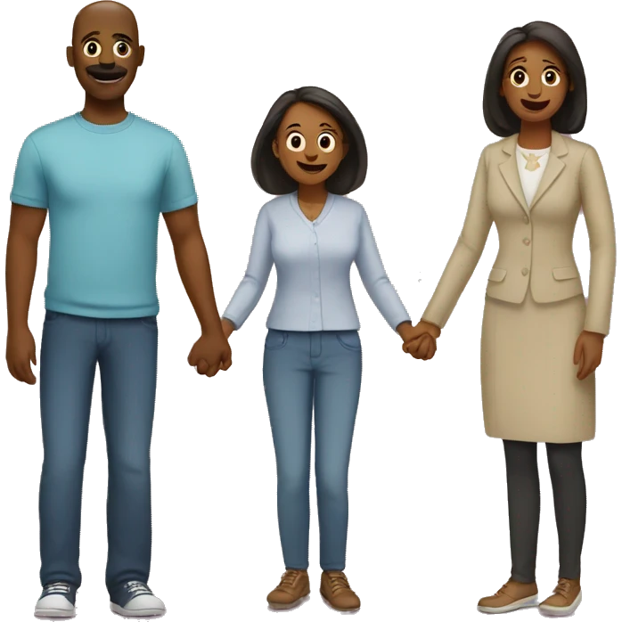 Parents meet emoji