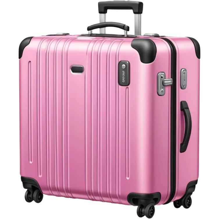 luggage rimowa pink emoji