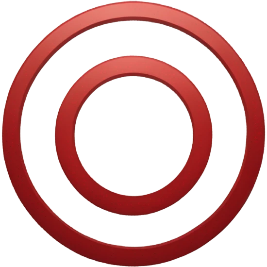 Red recording symbol  emoji