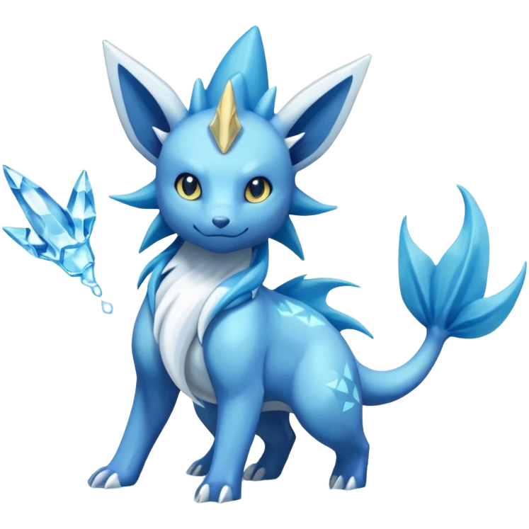 Manectric-Suicune-Amaura-Vaporeon-fusion-hybrid-creature  emoji