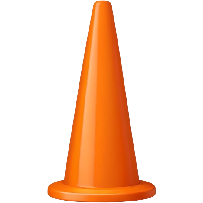 sports cone emoji