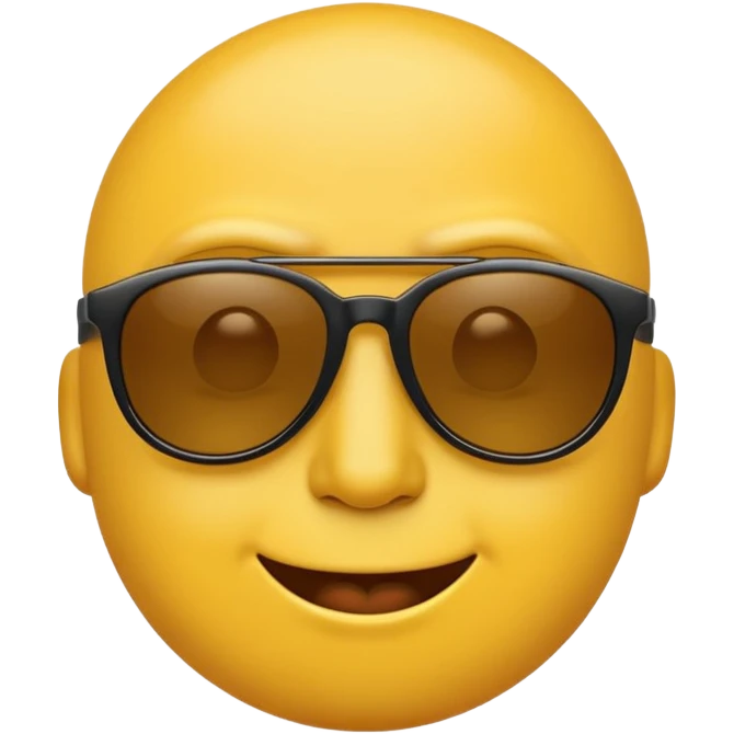 arrogant emoji wearing dark sunglasses emoji