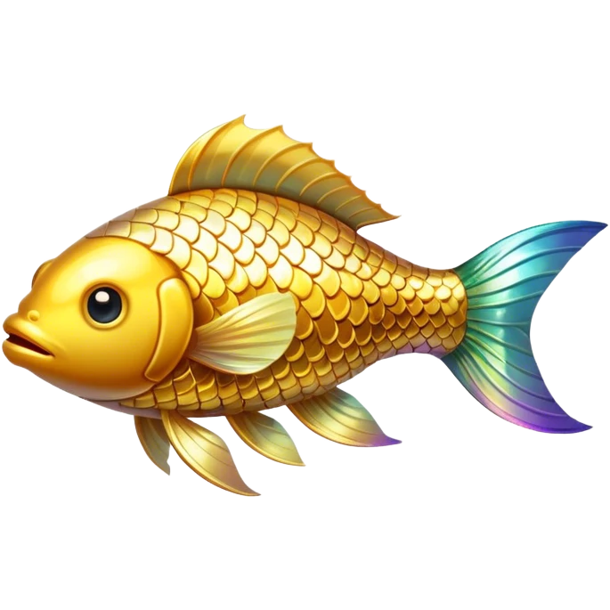 golden magic fish  emoji