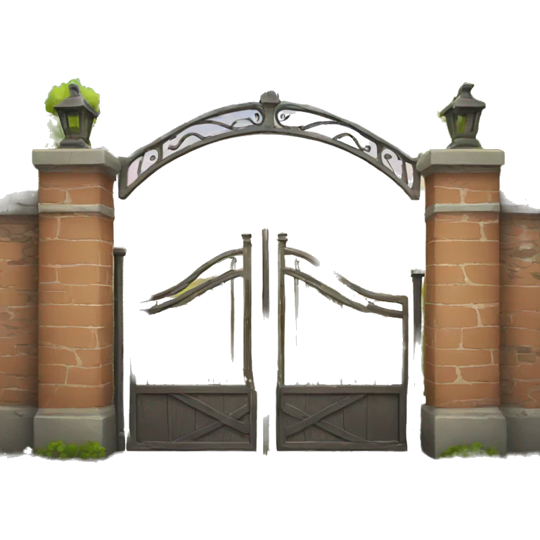 gate that is wide open emoji