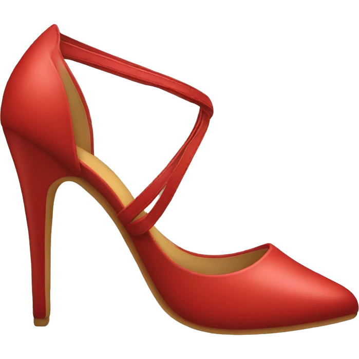 Red shoes emoji