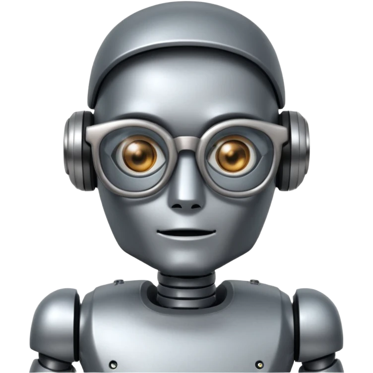 This robot 🤖 with this glasses 😎 emoji