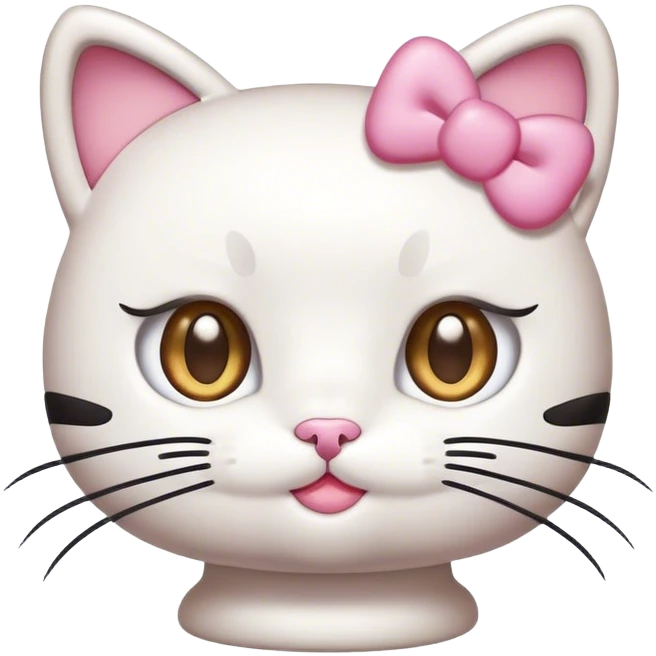  hello Kitty hello kitty SANRIO cat, eyelashes spoolie  emoji