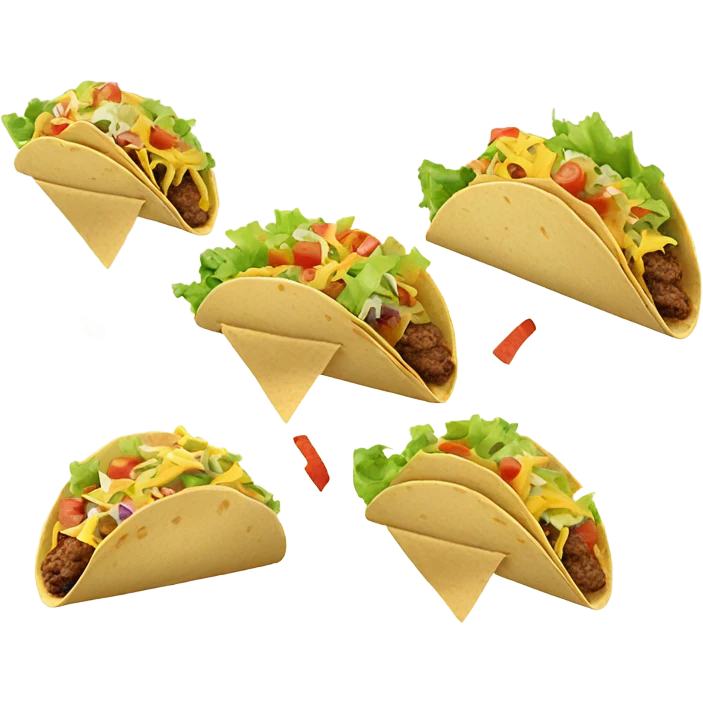 Raining tacos emoji