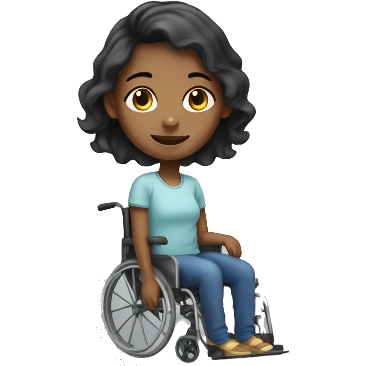 disabled girl emoji