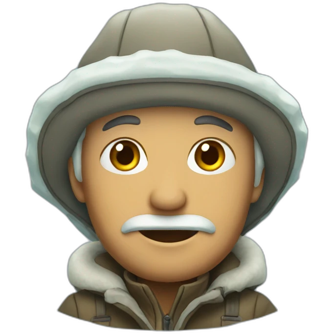 ice fisher man emoji