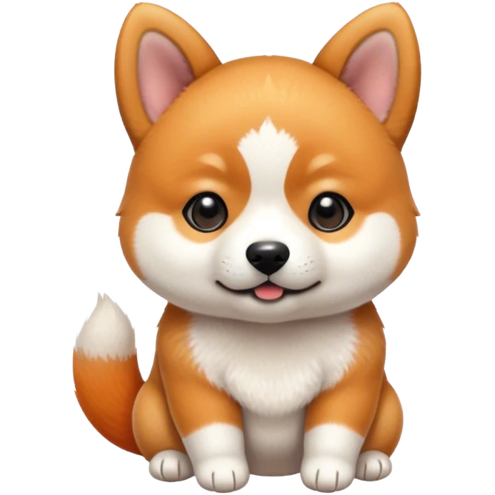 The baby shiba dog named Koala emoji