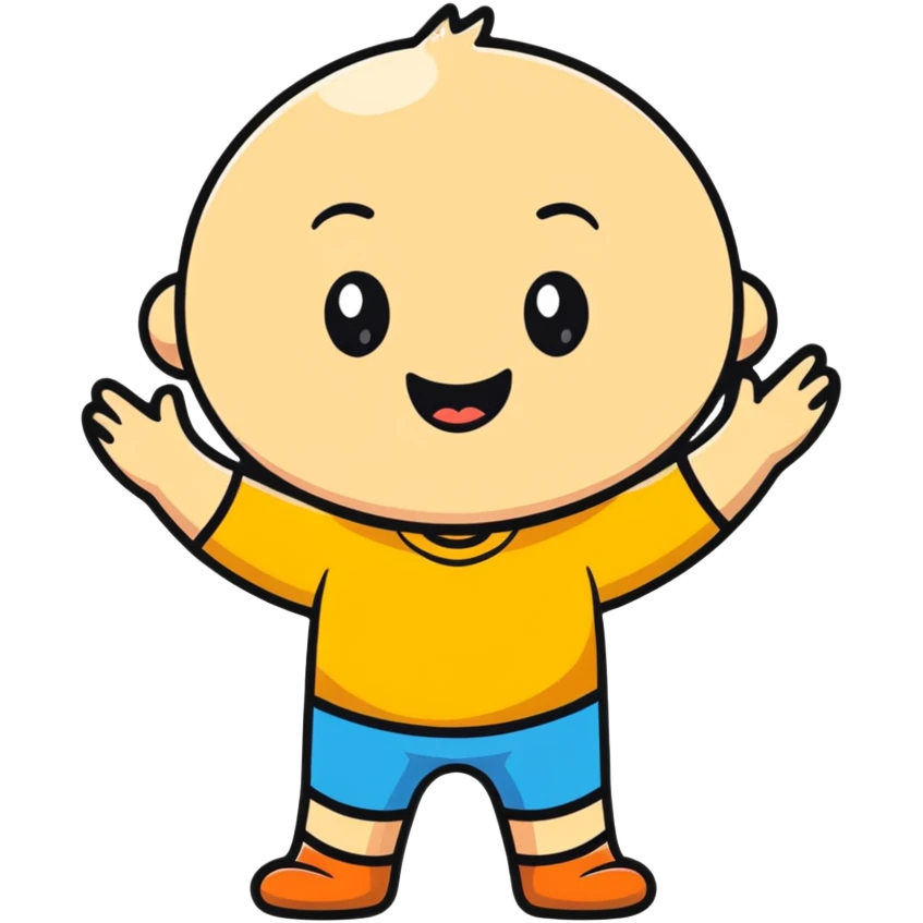cartoon character with relieved expression after using bathroom emoji