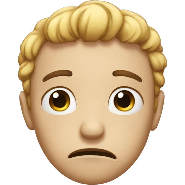 sad face emoji