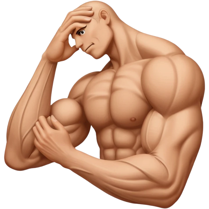 Tefilin on muscle emoji