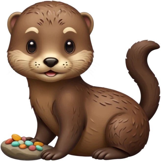 Otter with Pepples emoji