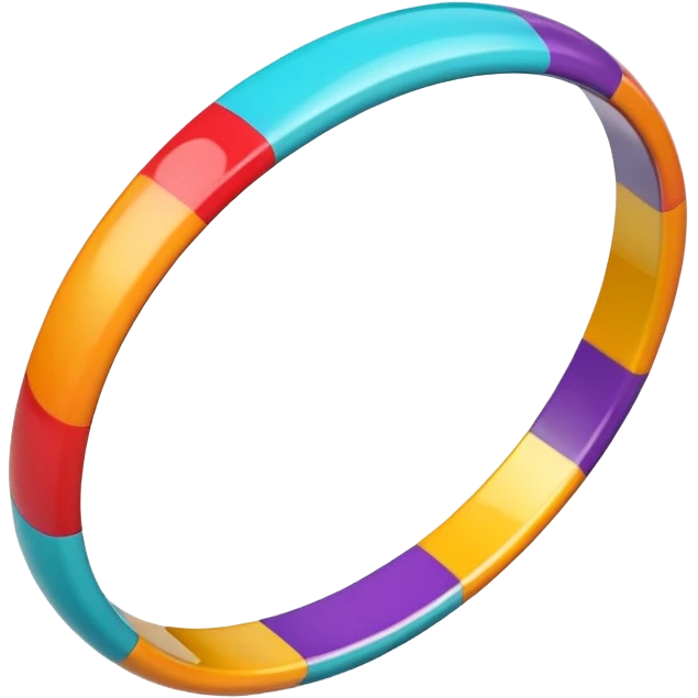 coloured bangle emoji