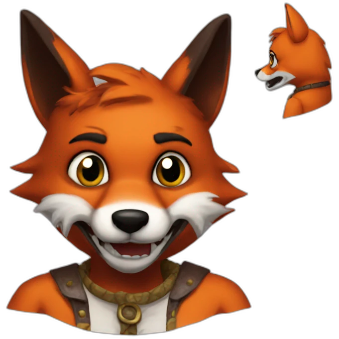 Foxy the Pirate Fox fnaf emoji