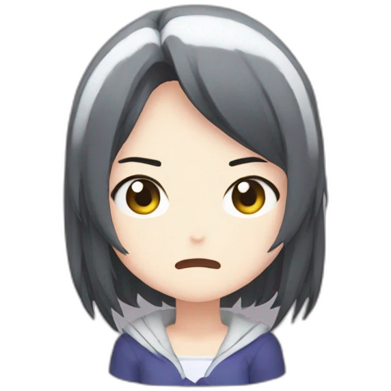 angry Miyamizu Mitsuha emoji