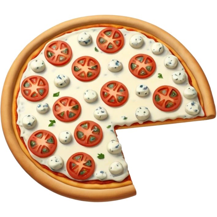 Pizza ou dessus c'est bleu blanc rouge emoji