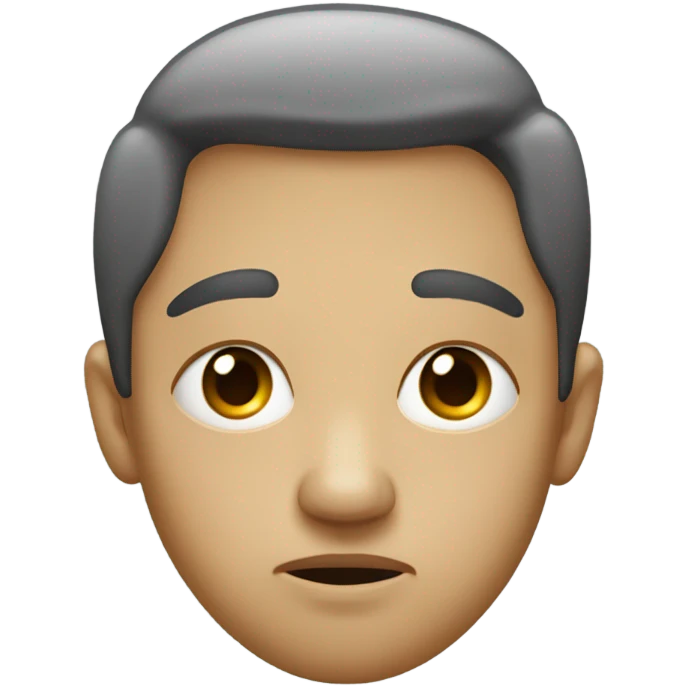 Sad face emoji