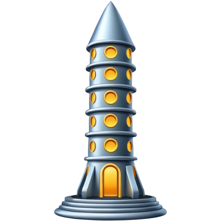 futuristic tower emoji