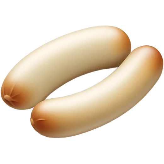 Bavarian white sausage emoji