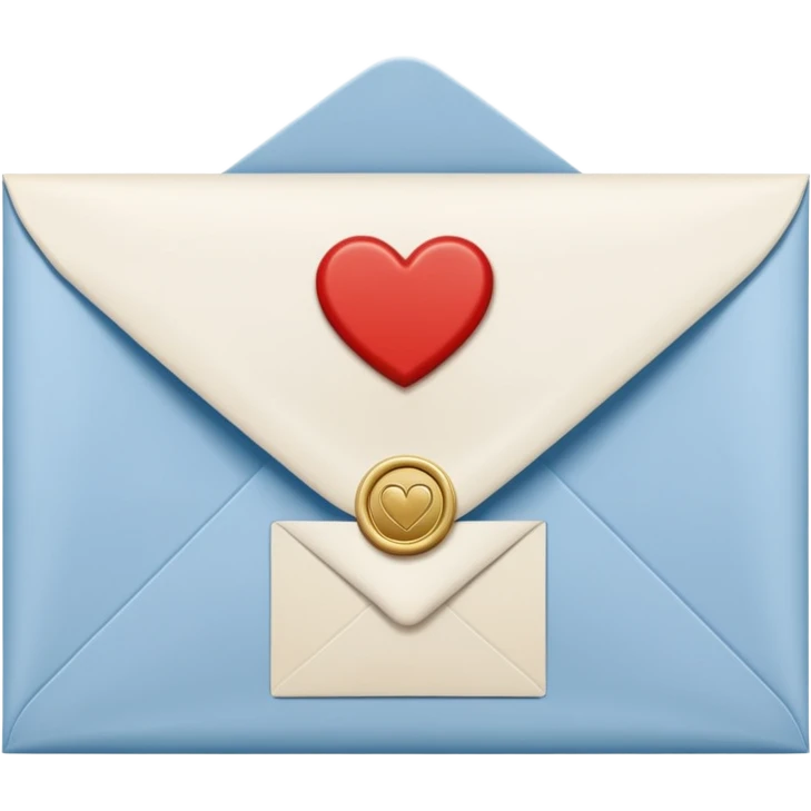 Love letter envelope emoji