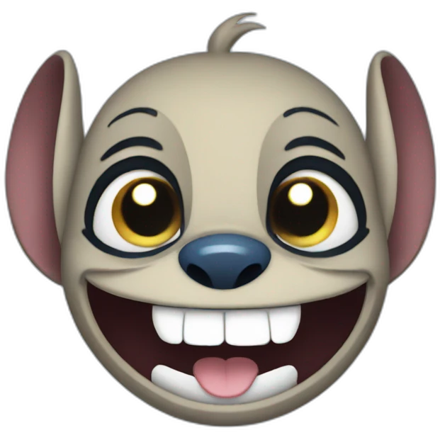 stitch smiling emoji