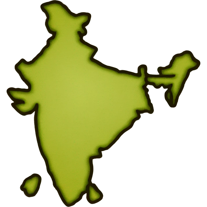 Map of India emoji