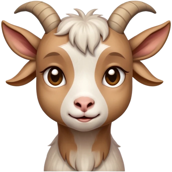 Very sad-crying-beautiful small goat emoji