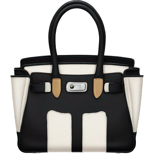 black birkin bag  emoji
