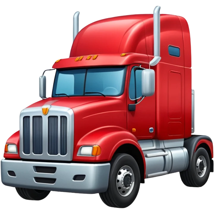 Semi truck emoji