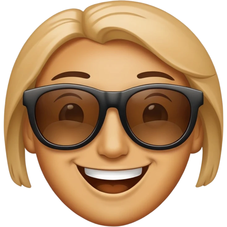 smiling face with sunglasses emoji